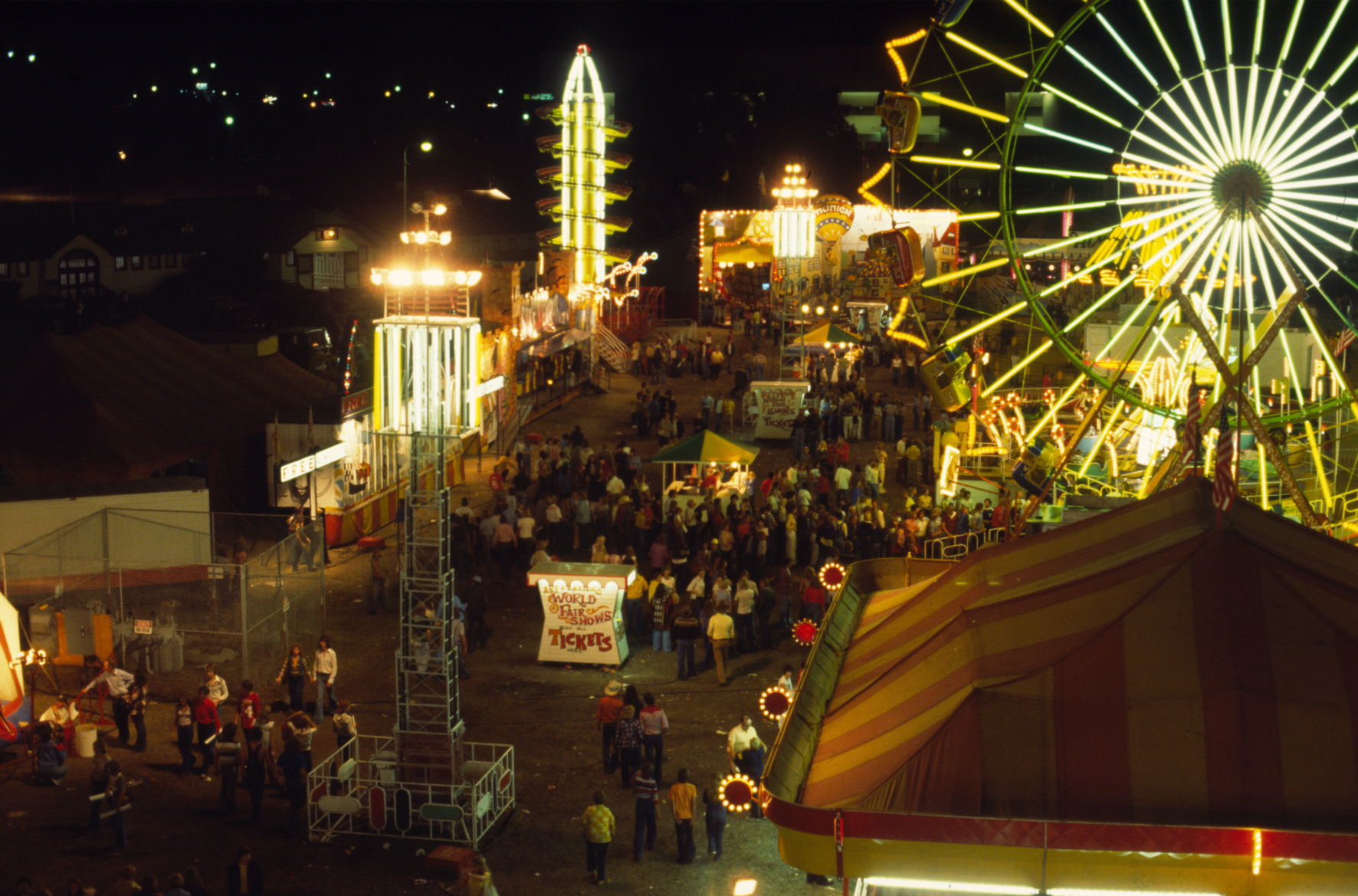 Midway from above, 1977